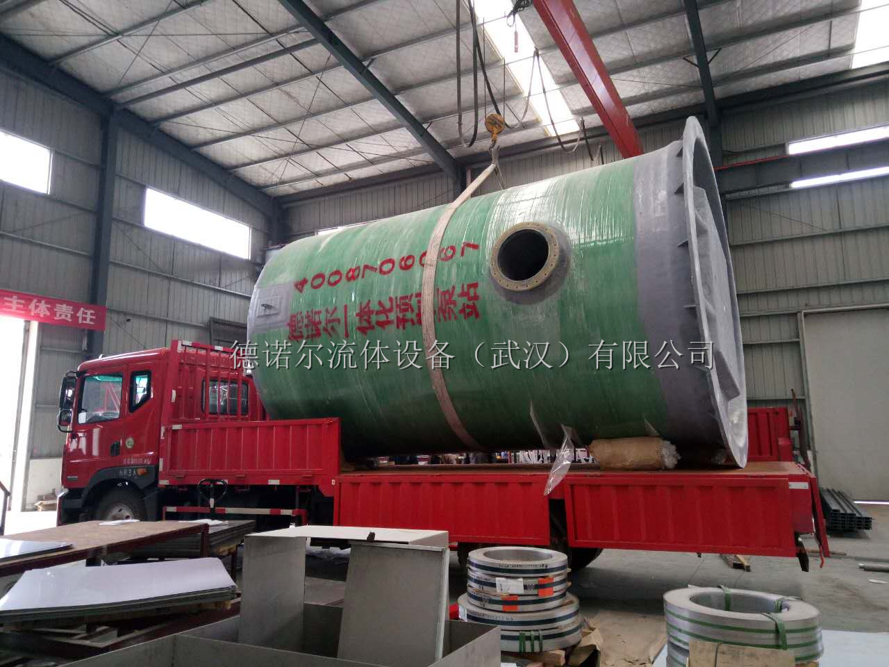 鐘祥舊口鎮(zhèn)一體化預(yù)制泵站