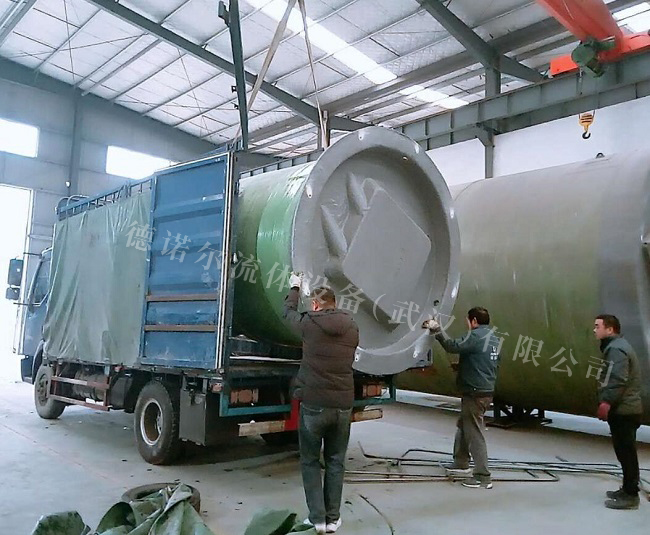 鐘祥官莊湖一體化預制湖泵站項目